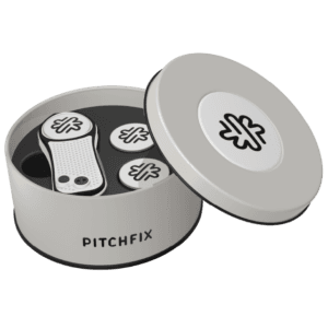 Pitchfix rond tinnen blikje