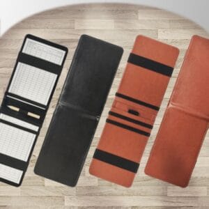 Leren Scorecard houder