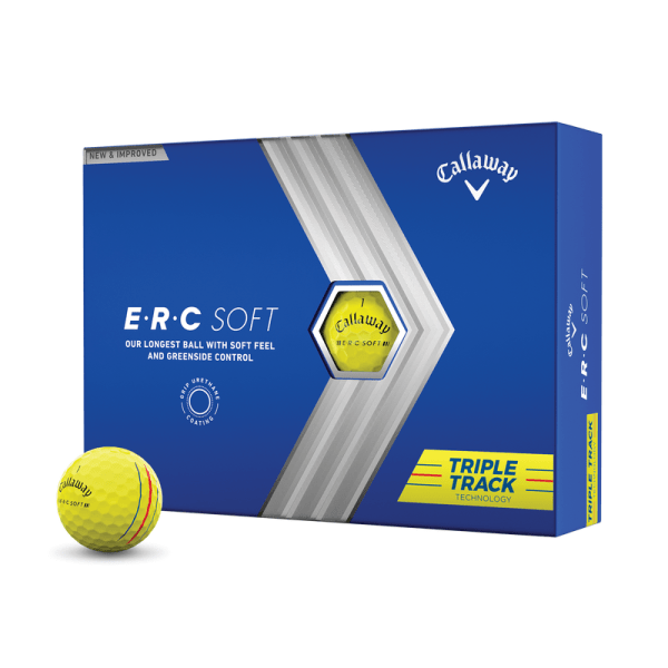 Callaway ERC Soft Triple Track geel