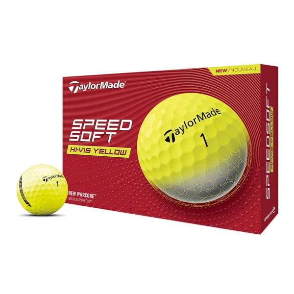 TaylorMade SpeedSoft golf ba geell bedrukken